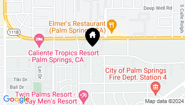 Map of 915 Oceo Circle S, Palm Springs CA, 92264