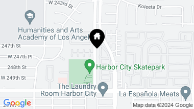 Map of 24702 Frampton Avenue, Harbor City CA, 90710