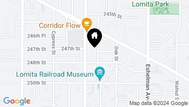 Map of 24705 Woodward Avenue, Lomita CA, 90717