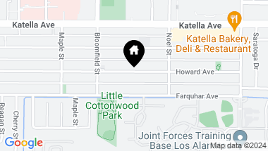 Map of 4122 Howard Ave, Los Alamitos CA, 90720
