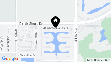 Map of 66 Via Santo Tomas, Rancho Mirage CA, 92270