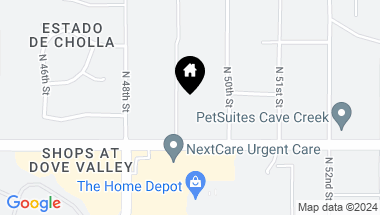Map of 34651 N 49th Street, Cave Creek AZ, 85331
