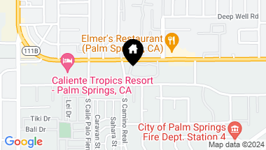 Map of 862 Oceo Circle S, Palm Springs CA, 92264