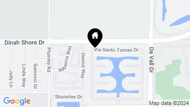 Map of 80 Via Santo Tomas Drive, Rancho Mirage CA, 92270