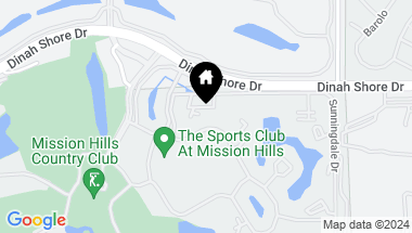 Map of 322 Forest Hills DR, Rancho Mirage CA, 92270