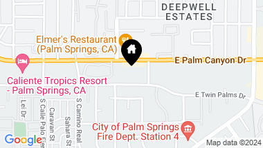 Map of 1111 E Palm Canyon Dr 367, Palm Springs CA, 92264