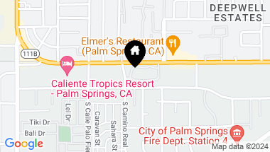 Map of 862 OCEO Circle, Palm Springs CA, 92264