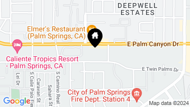 Map of 1111 E Palm Canyon DR Unit: 344, Palm Springs CA, 92264