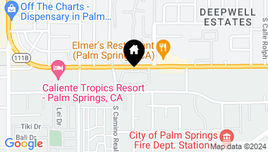 Map of 913 Oceo Circle, Palm Springs CA, 92264