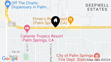 Map of 863 N OCEO Circle, Palm Springs CA, 92264