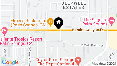 Map of 1111 E Palm Canyon Drive 111, Palm Springs CA, 92264