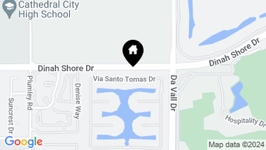 Map of 63 Via Santo Tomas, Rancho Mirage CA, 92270