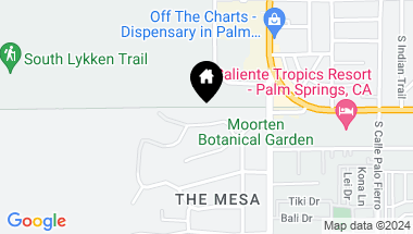 Map of 252 Ridge Road, Palm Springs CA, 92264