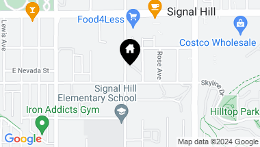 Map of 2412 Walnut Avenue, Signal Hill CA, 90755