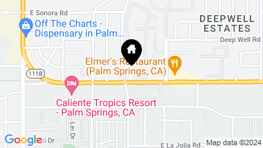 Map of 840 E Palm Canyon Drive 203, Palm Springs CA, 92264