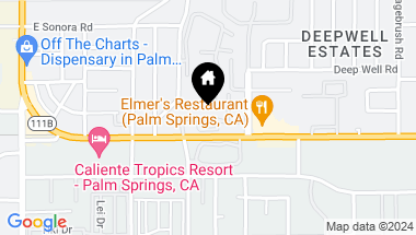 Map of 900 E Palm Canyon Drive 102, Palm Springs CA, 92264