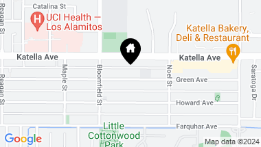 Map of 4111 Green Avenue, Los Alamitos CA, 90720
