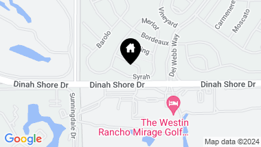 Map of 34 Syrah, Rancho Mirage CA, 92270