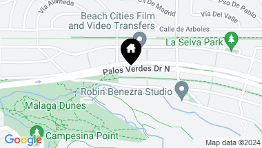 Map of 3108 Palos Verdes Drive N, Palos Verdes Estates CA, 90274
