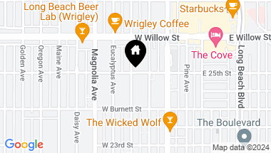 Map of 2490 Chestnut Avenue, Long Beach CA, 90806