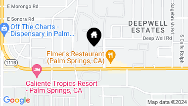 Map of 1020 E Palm Canyon Drive 205, Palm Springs CA, 92264