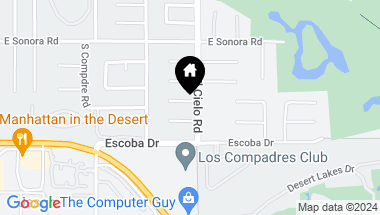 Map of 3199 E Cajon Circle, Palm Springs CA, 92264