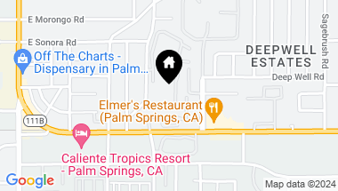 Map of 1550 S Camino Real 320, Palm Springs CA, 92264