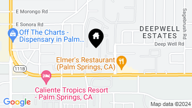 Map of 1552 S CAMINO REAL 334, Palm Springs CA, 92264
