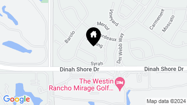 Map of 20 Pinotage, Rancho Mirage CA, 92270