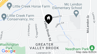 Map of 845 Valley Brook Road, Decatur GA, 30033