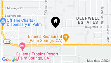 Map of 1585 Palm Colony, Palm Springs CA, 92264