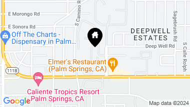 Map of 1585 PALM COLONY, Palm Springs CA, 92264
