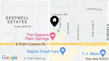 Map of 1729 Capri Circle 44, Palm Springs CA, 92264
