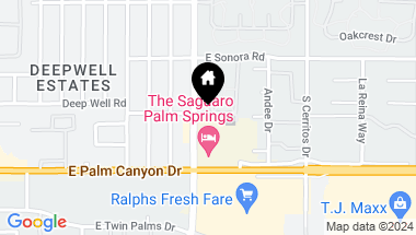 Map of 1719 Capri Circle, Palm Springs CA, 92264