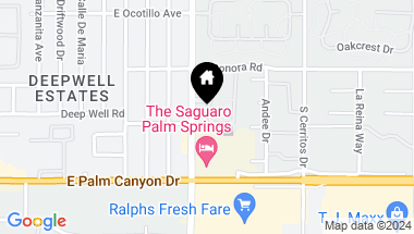 Map of 1703 Capri Circle 34, Palm Springs CA, 92264