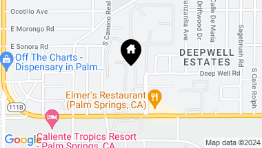 Map of 1545 Palm Colony, Palm Springs CA, 92264