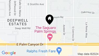 Map of 1701 Capri Circle, Palm Springs CA, 92264