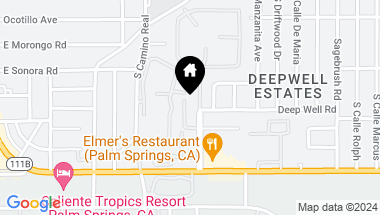 Map of 1530 PALM COLONY, Palm Springs CA, 92264