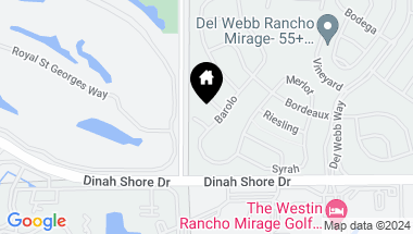 Map of 16 Port, Rancho Mirage CA, 92270