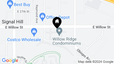 Map of 2508 E Willow Street 210, Signal Hill CA, 90755