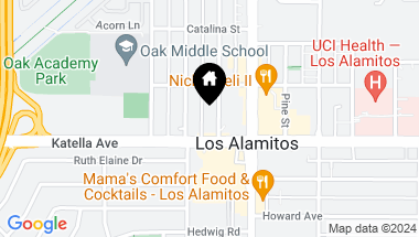 Map of 10931 Chestnut Street, Los Alamitos CA, 90720