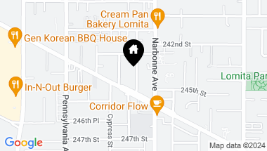 Map of 24401 Alliene Avenue, Lomita CA, 90717