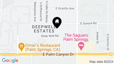 Map of 1517 S Sagebrush Rd, Palm Springs CA, 92264