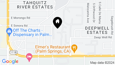 Map of 1426 S Camino Real, Palm Springs CA, 92264
