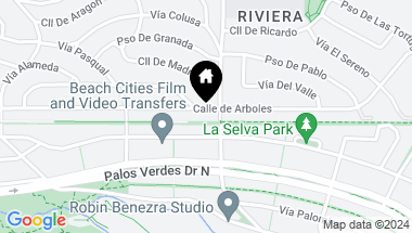 Map of 868 Calle De Arboles, Redondo Beach CA, 90277