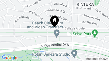 Map of 820 Calle De Arboles, Redondo Beach CA, 90277