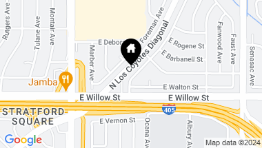Map of 2637 Radnor Avenue, Long Beach CA, 90815