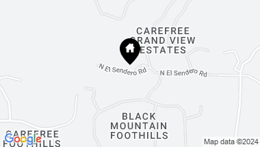 Map of 6711 E El Sendero Road, Carefree AZ, 85377
