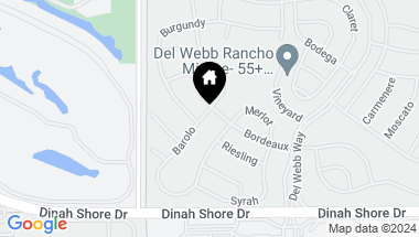Map of 54 Barolo, Rancho Mirage CA, 92270