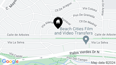 Map of 631 Calle De Arboles, Redondo Beach CA, 90277